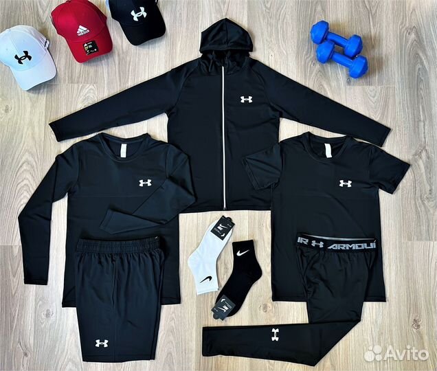 Рашгард Under Armour Black - 5/1, 2/17