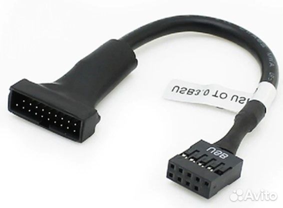 Переходник адаптер 20К USB 3.0 на 9К USB 2.0