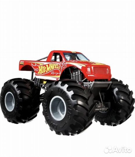 Манинка Hot wheels Monster Trucks большой Рейсинг