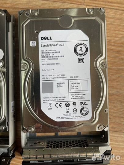 Жесткие диски 2TB SATA в количестве