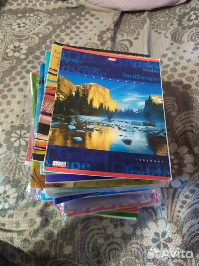 Тетради школьные 68 шт