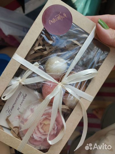 Мыло ручной работы, подарочный набор