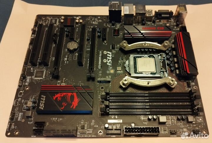 MSI H170 Gaming M3 + Intel i7 6700 + 2х8гб DDR4 оп