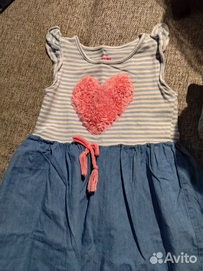 Джинсовая куртка для девочки 110