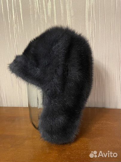 Женская зимняя норковая шапка