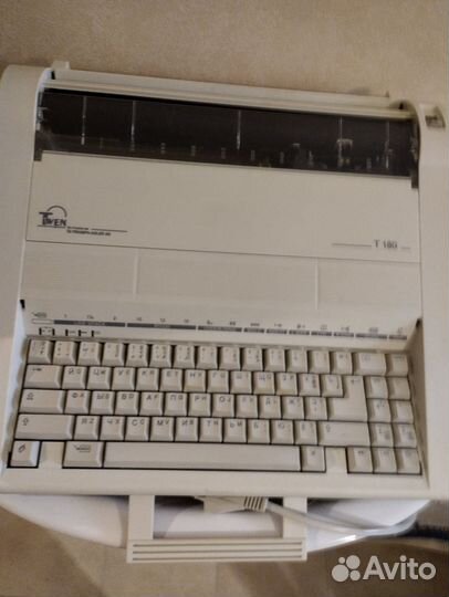 Электронная пишущая машинка Twen T-180 + копирка