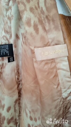 Кожаный плащ Silvano