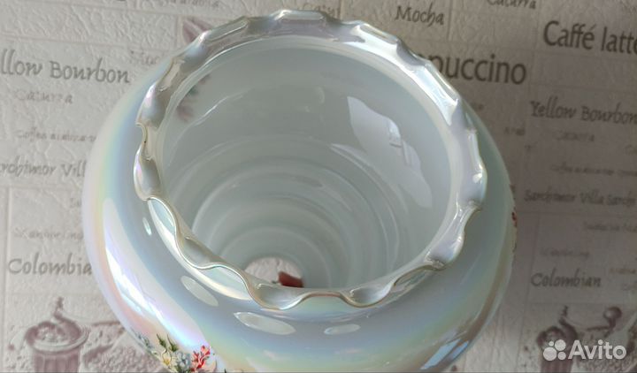 Плафон СССР перламутровый с рисунком