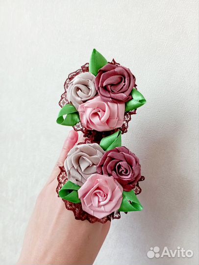 Осенние бантики, ободки