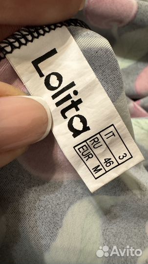 Платье с вишнями S-M