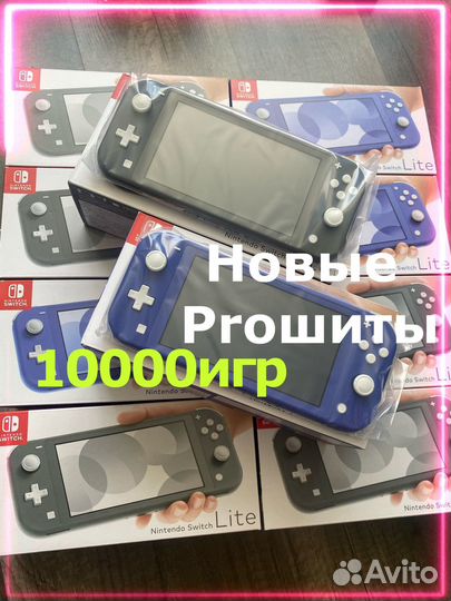 Новые прошитый nintendo switch lite