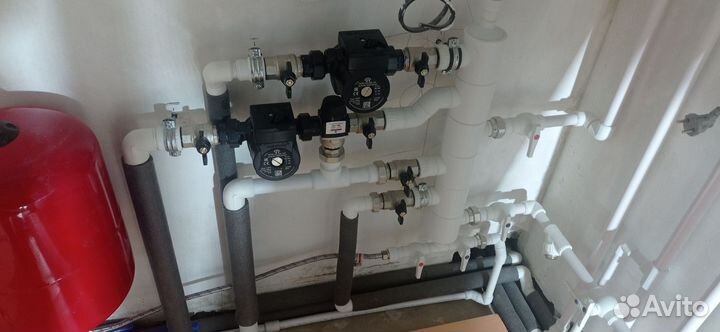 Монтаж отопление водоснабжение частных домов