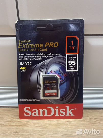 Карта памяти SanDisk extreme pro 1TB