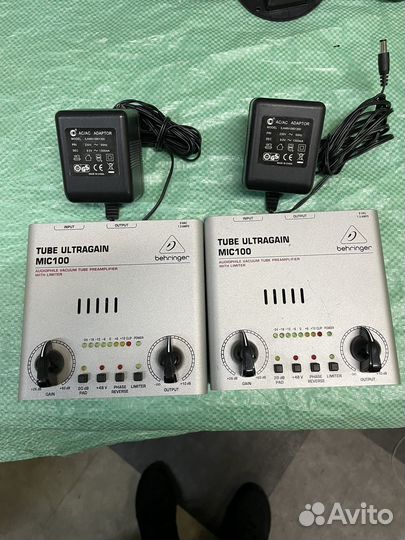 Преампы ламповые, микрофонные