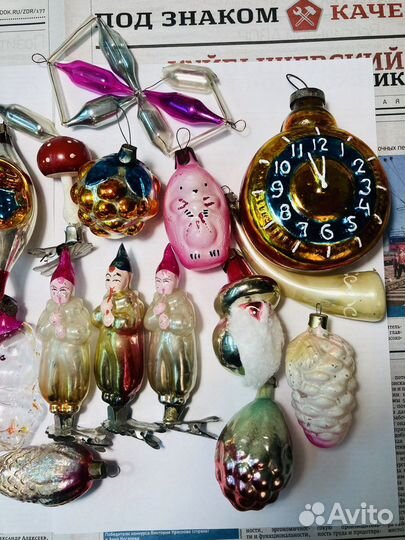 Елочные игрушки СССР