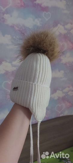 Зимняя шапочка для девочки