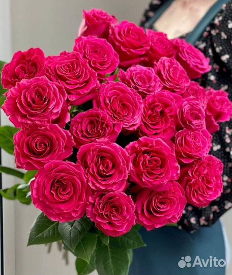 Цветы Букеты Розы 25 51 101 Эквадор