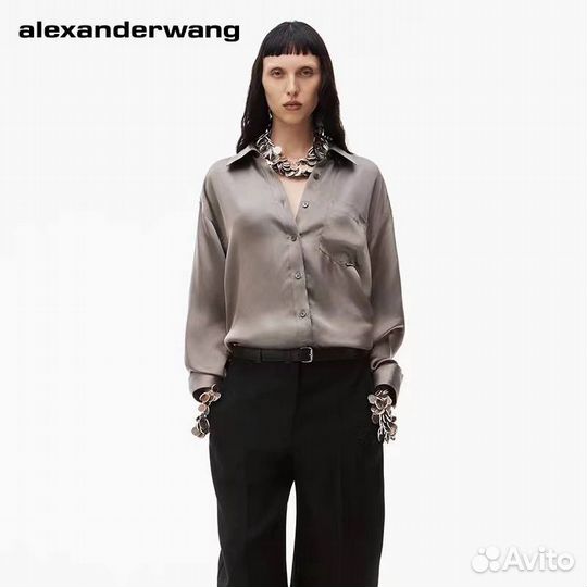 Костюм двойка рубашка+брюки alexander wang