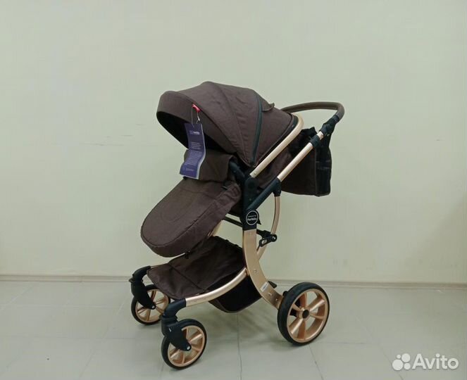 Коляска-трансформер Aimile Gold. Chocolate. /Новая