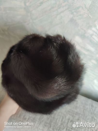 Шапка норковая 58 размер женская