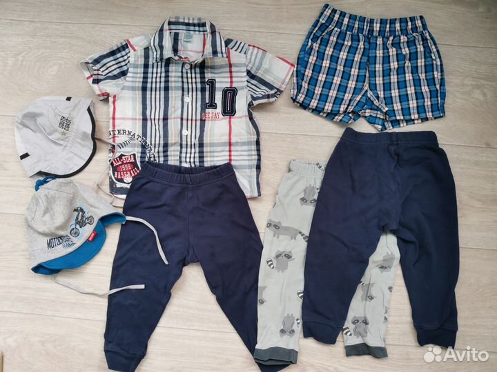 Детские вещи пакетом на мальчика 80 86