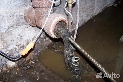 Прочистка канализации устранение засора чистка тру