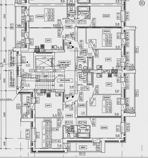 1-к. квартира, 45 м², 5/9 эт.