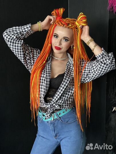 Плетение афрокосичек