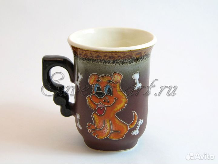 Кружка со щенком. Объём - 230мл
