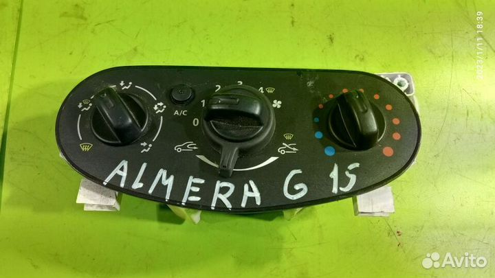 Блок управления отопителем для Nissan Almera G15