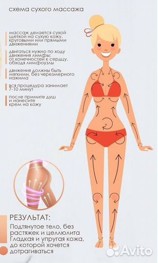 Щетка для сухого массажа