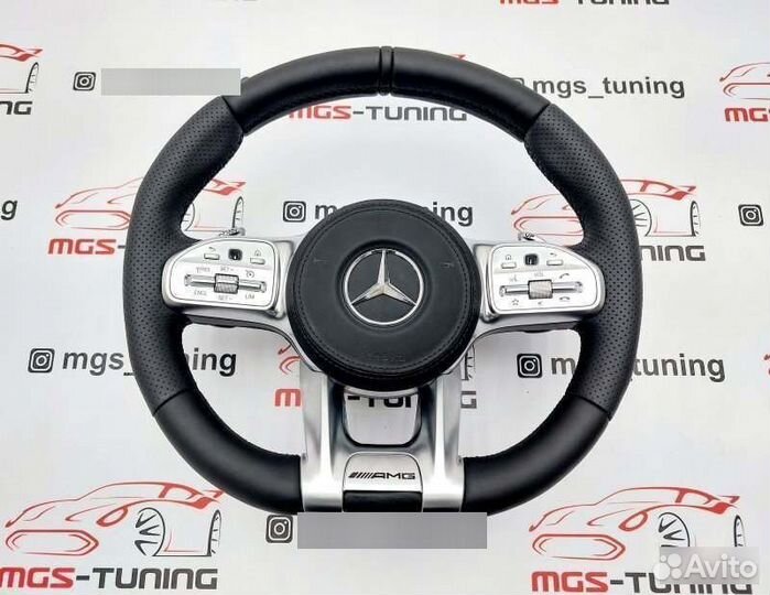 Руль 63 AMG 53 амг с подогревом Mercedes CLS 257