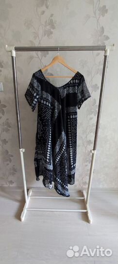 Легкое платье из тонкой ткани с подкладом