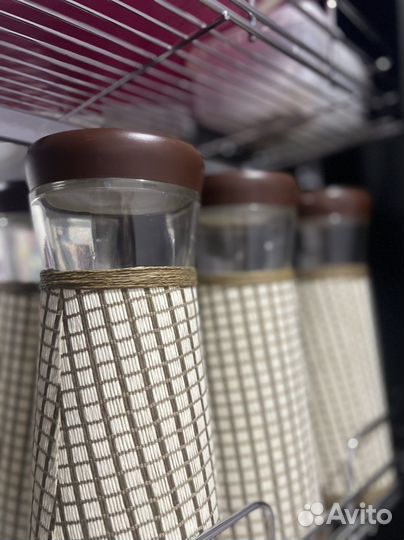 Банки для сыпучих продуктов стекло