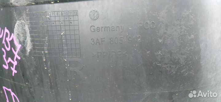 Подкрылок передний правый Volkswagen Passat B7