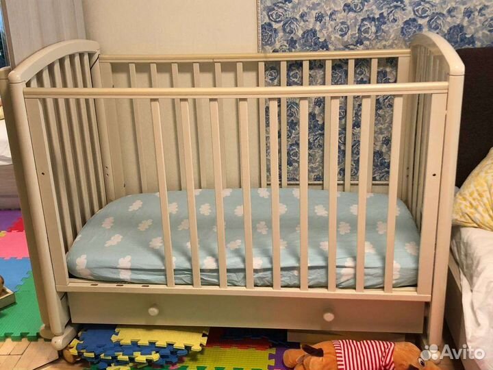 Детская кроватка-качалка Дашенька (Гандылян)