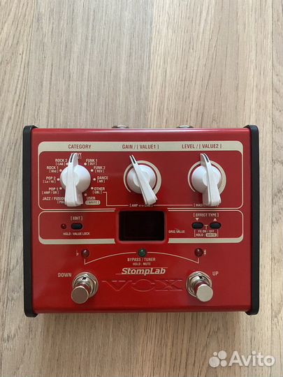 Басовый процессор vox stomplab 1b