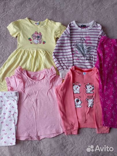 Пакет одежды для девочки на 3 - 4 года