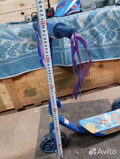 Самокат детский трехколесный бу
