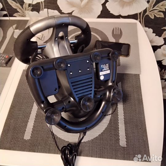 Игровой руль с педалями и коробкой передач