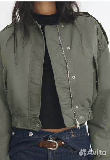 Бомбер женский zara