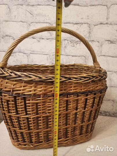 Корзина плетеная с ручкой