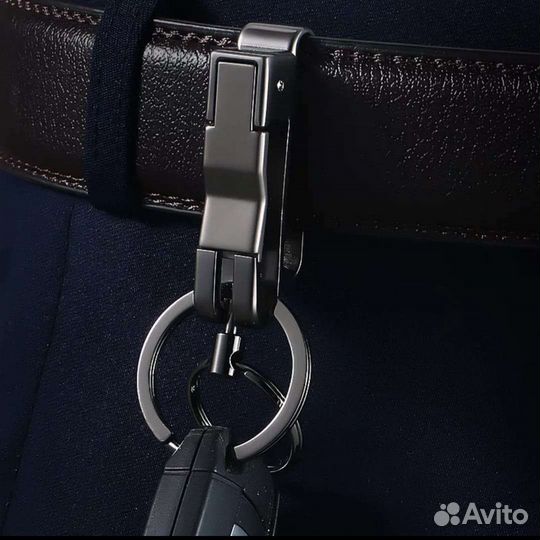 Брелок держатель для ключей на ремень сплав цинка