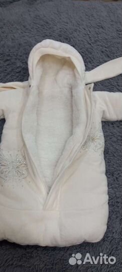 Конверт на выписку для девочки зима