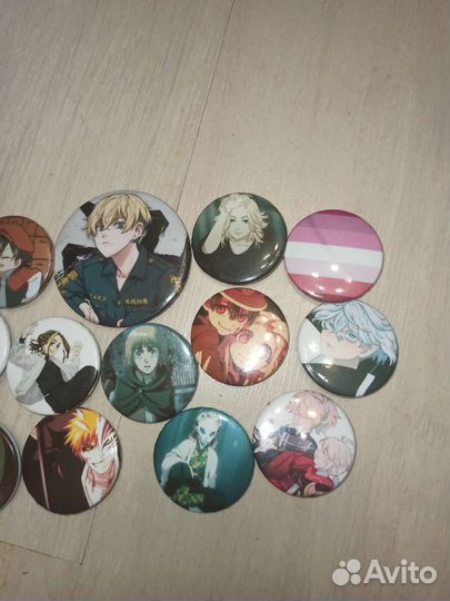 Значки аниме