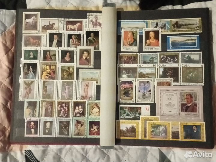 Альбом с почтовыми марками