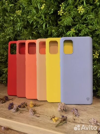 Чехол силиконовый Samsung A71