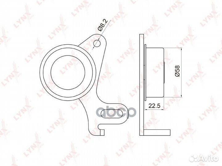 Ролик натяжной ремня грм PB-1031 lynxauto