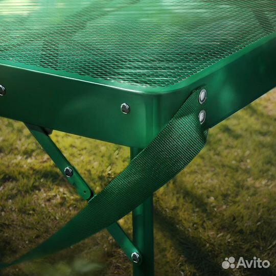 Strandon IKEA 505.758.30 Комплект (стол+2 стула) пластик зеленый