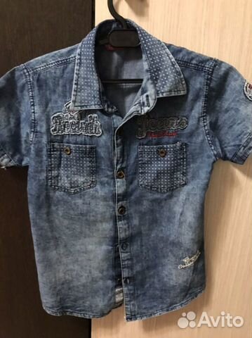 Джинсовая рубашка